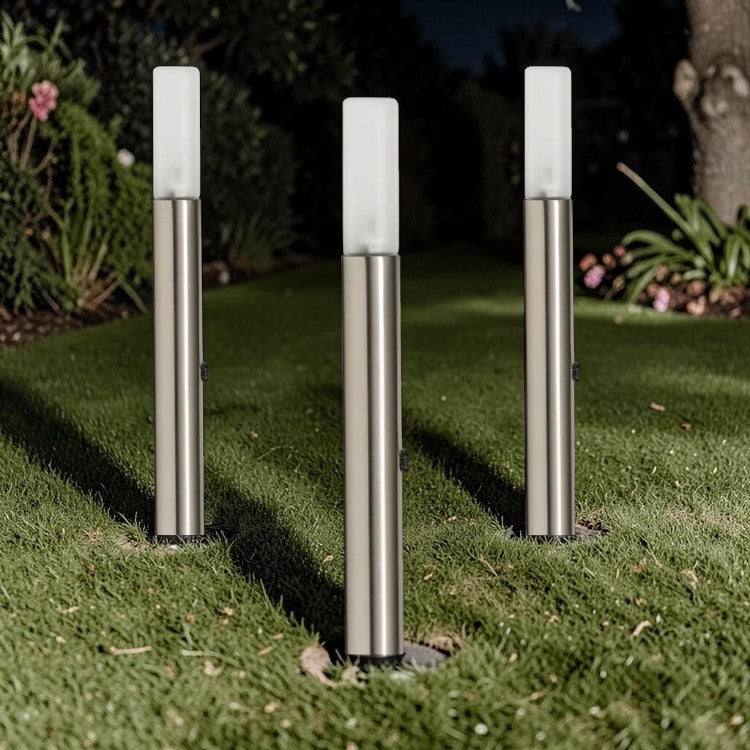 Stainless Steel, LED Outdoor Garden Spike Light, 12V Warm White Path Light
