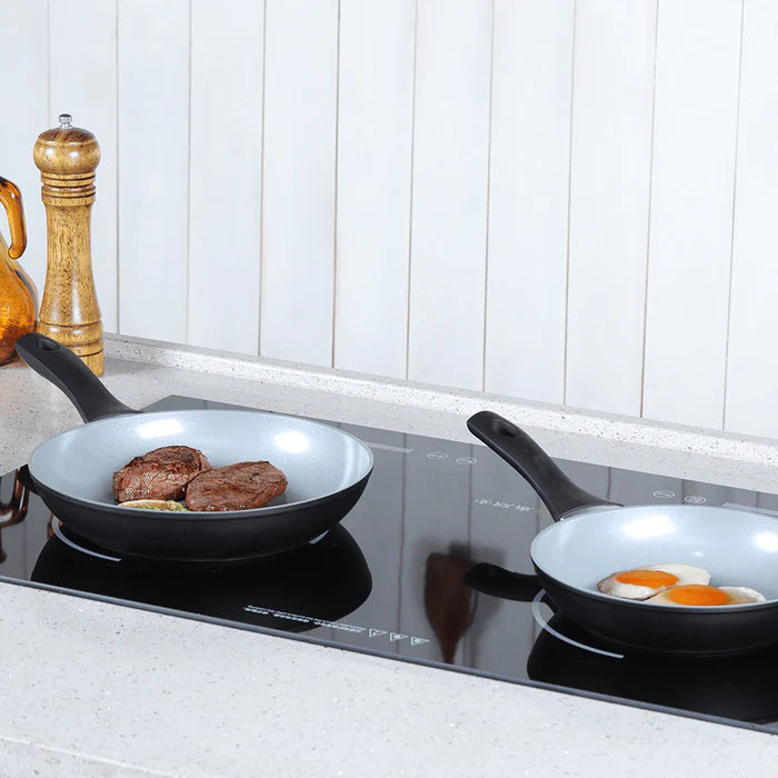 Kitchen Nonstick Frying Pan Set with Ceramic Coating, 2 Piece