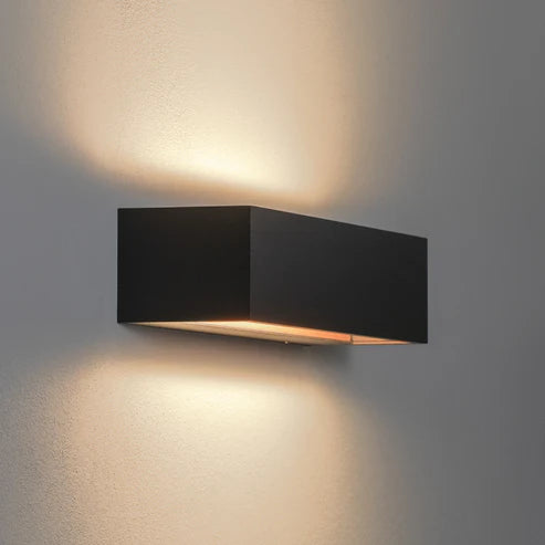 Rectangular LED Outdoor Light, Wall Sconce with Up and Down Illumination