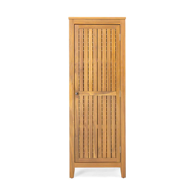 Acacia Wood Storage Cabinet for Indoor and Outdoor Use