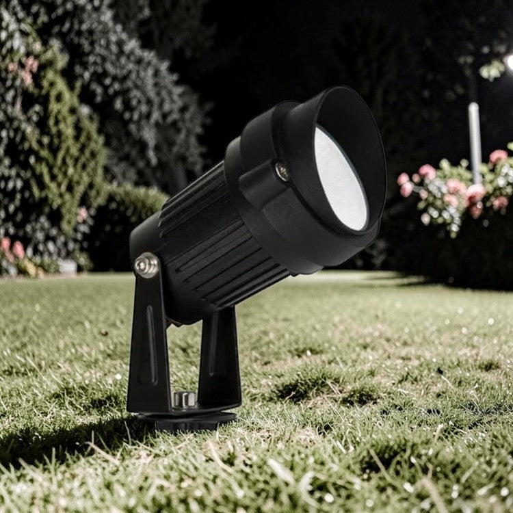 LED Outdoor Garden Spike Light, 3W RGBCW, Adjustable Landscape Spotlight