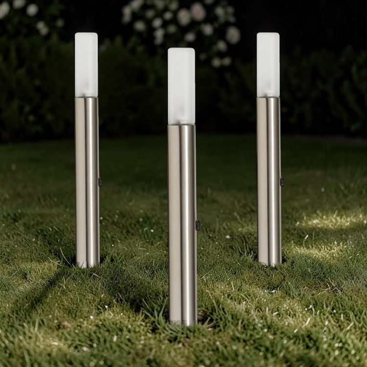 Stainless Steel, LED Outdoor Garden Spike Light, 12V Warm White Path Light