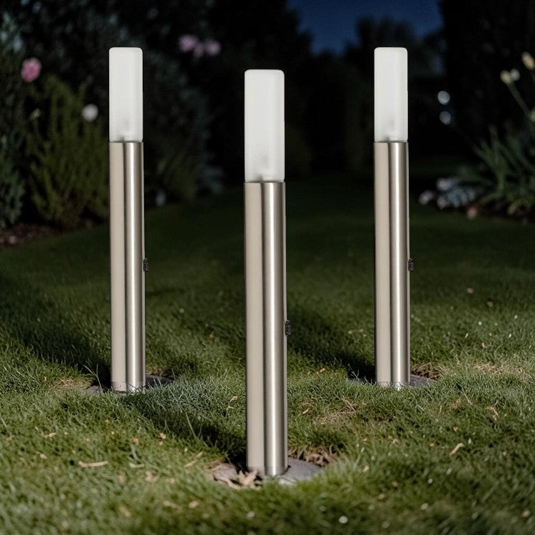 Stainless Steel, LED Outdoor Garden Spike Light, 12V Warm White Path Light