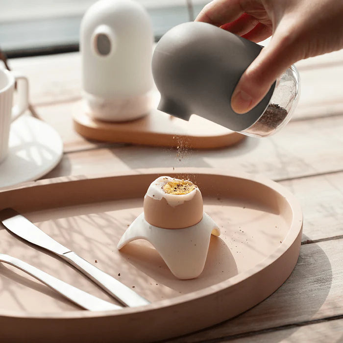 Kitchen Salt and Pepper Shaker Set with Refillable Design