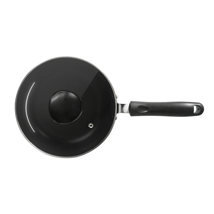 Nonstick Saucepan with Glass Lid for Kitchen Cooking