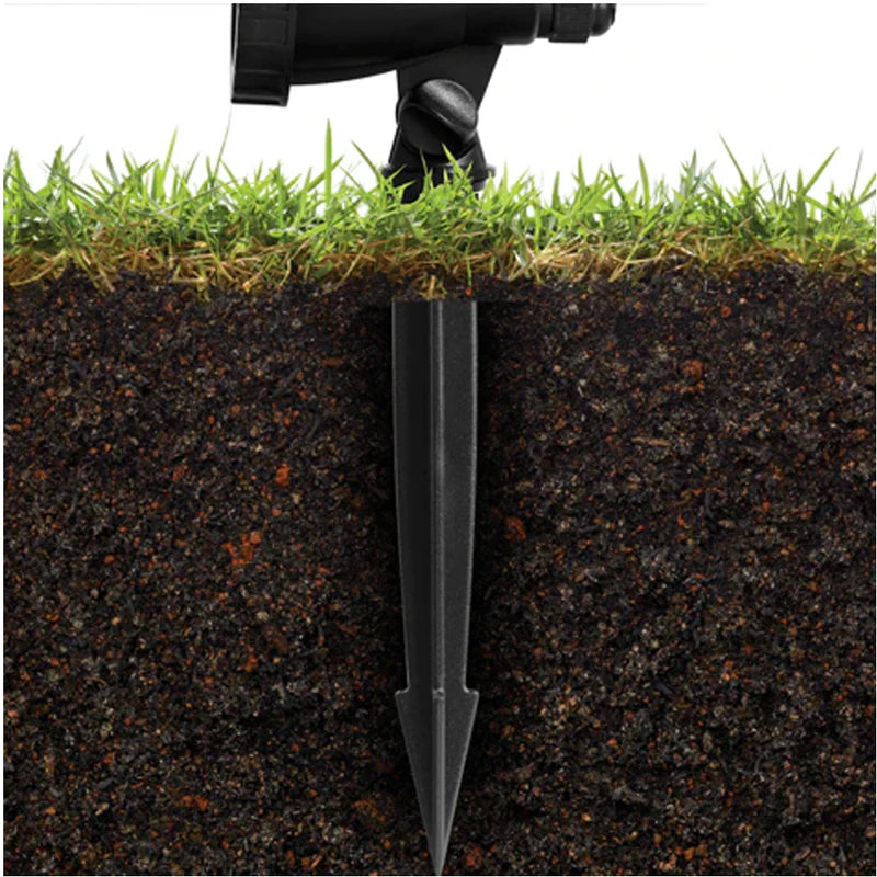 LED Outdoor Pond and Garden Light, 3W Warm White Spotlight with Adjustable Head